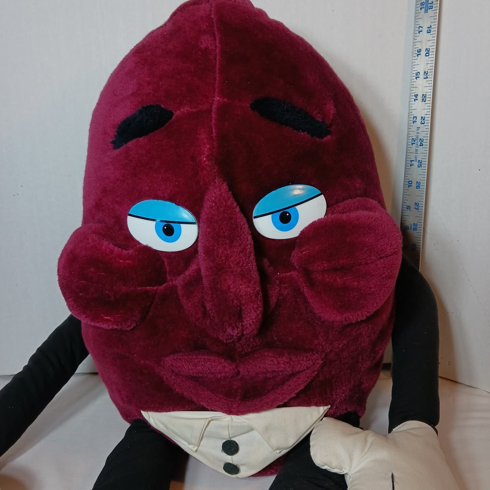 Vintage 1988 Large 28" California Raisins Plush Figure rare ACME CalRab 2