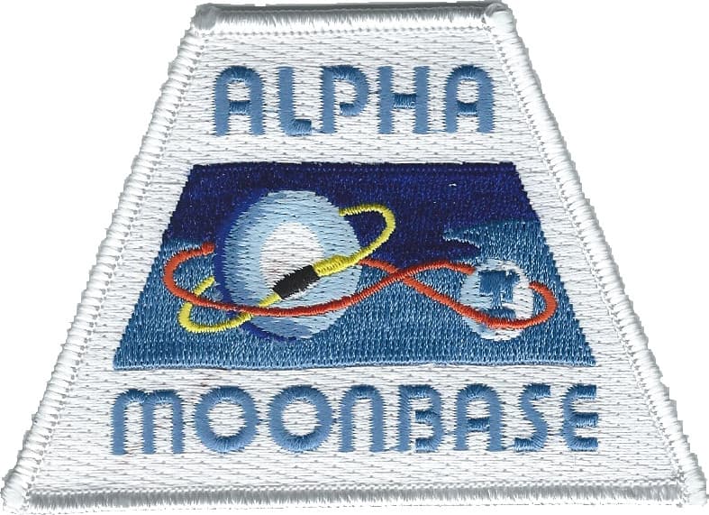 Space 1999 Moonbase Alpha Patch - Gerry Anderson Eagle Transporter moon base