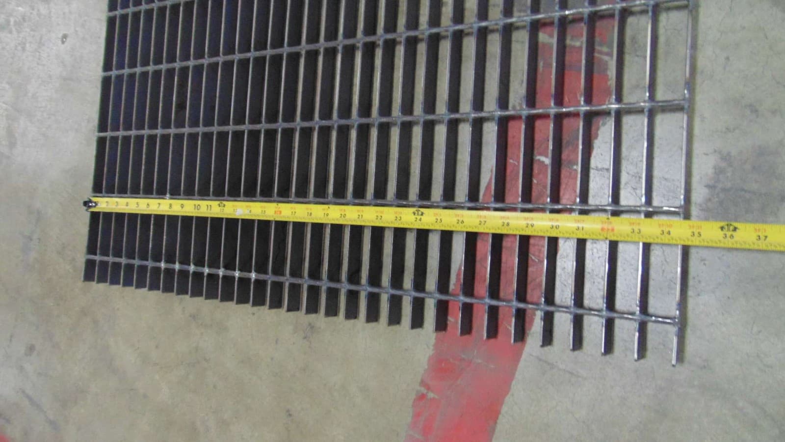 Steel Grating - 34-1/2" x 12' x 1" - Platform, Mesh, Floor, Bar Grate 3