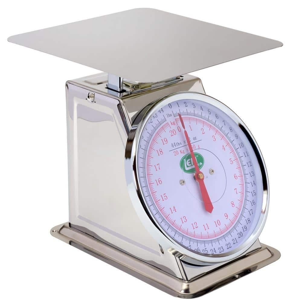 44 Lb Stainless Steel Analog Food Scale Analog Food Scale Weighing Large Heavy 3