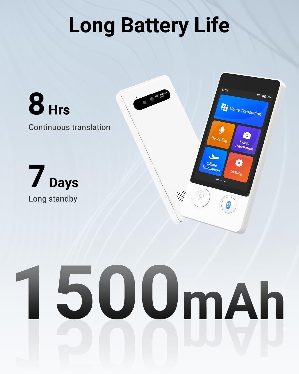 Language Translator No WiFi Needed Two-Way Real Time Voice Translation 144 Langs 5