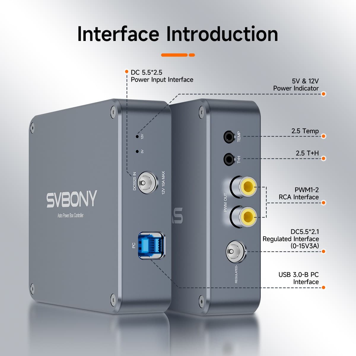 SVBONY SV241 Pro Astronomical Telescope Power HUB USB Control, Astrophotography 3