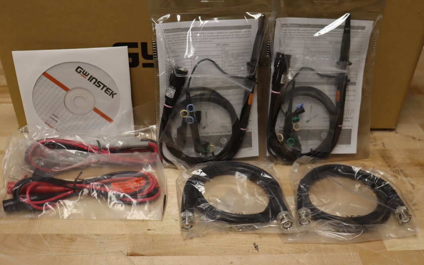 GW Instek MDO-2102EX Multi-Function Oscilloscope 100MHz 2Ch w/SpecAn DMM AWG NEW 6