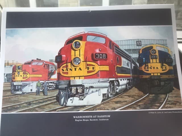 2026, Railroad Calendar Peter Lerro Jr  EBT, Reading & Northern, Pennsy & More 3