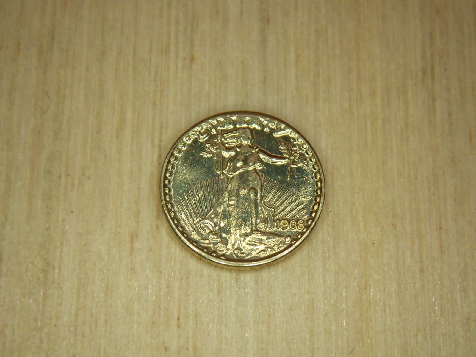 Saint Gaudens Miniature Coin Small Souvenir - Gag Joke Humor Fantasy $20