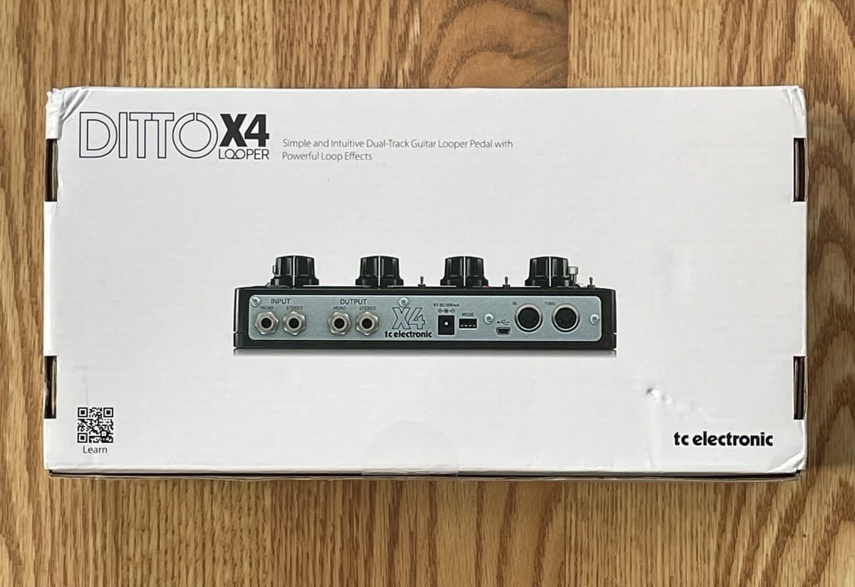 TC ELECTRONIC DITTO X4 LOOPER PEDAL ~ NEW 2