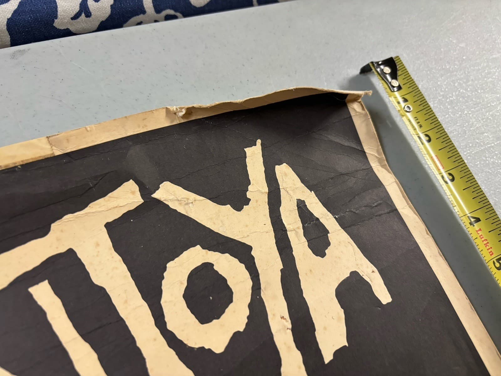 Carlos MONTOYA Flamenco GUITAR Cardboard CONCERT POSTER 1984 5