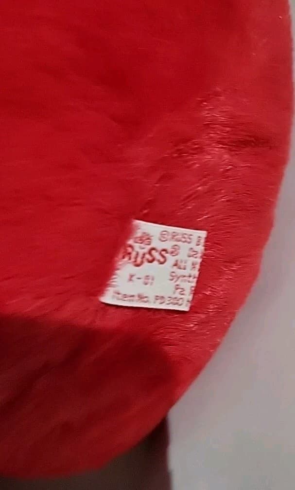 Vintage "Big Red" Soda Brand Plush 22" Teddy Bear Russ Berrie & Co  6