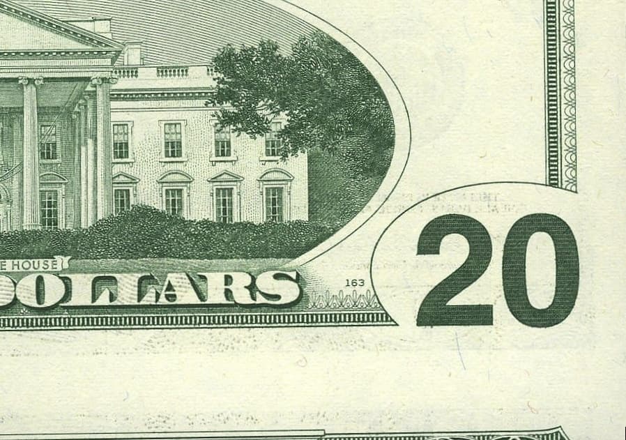 $20 1996 FRN Alignment Error Reproduction U.S. Currency Paper Money Copy 3