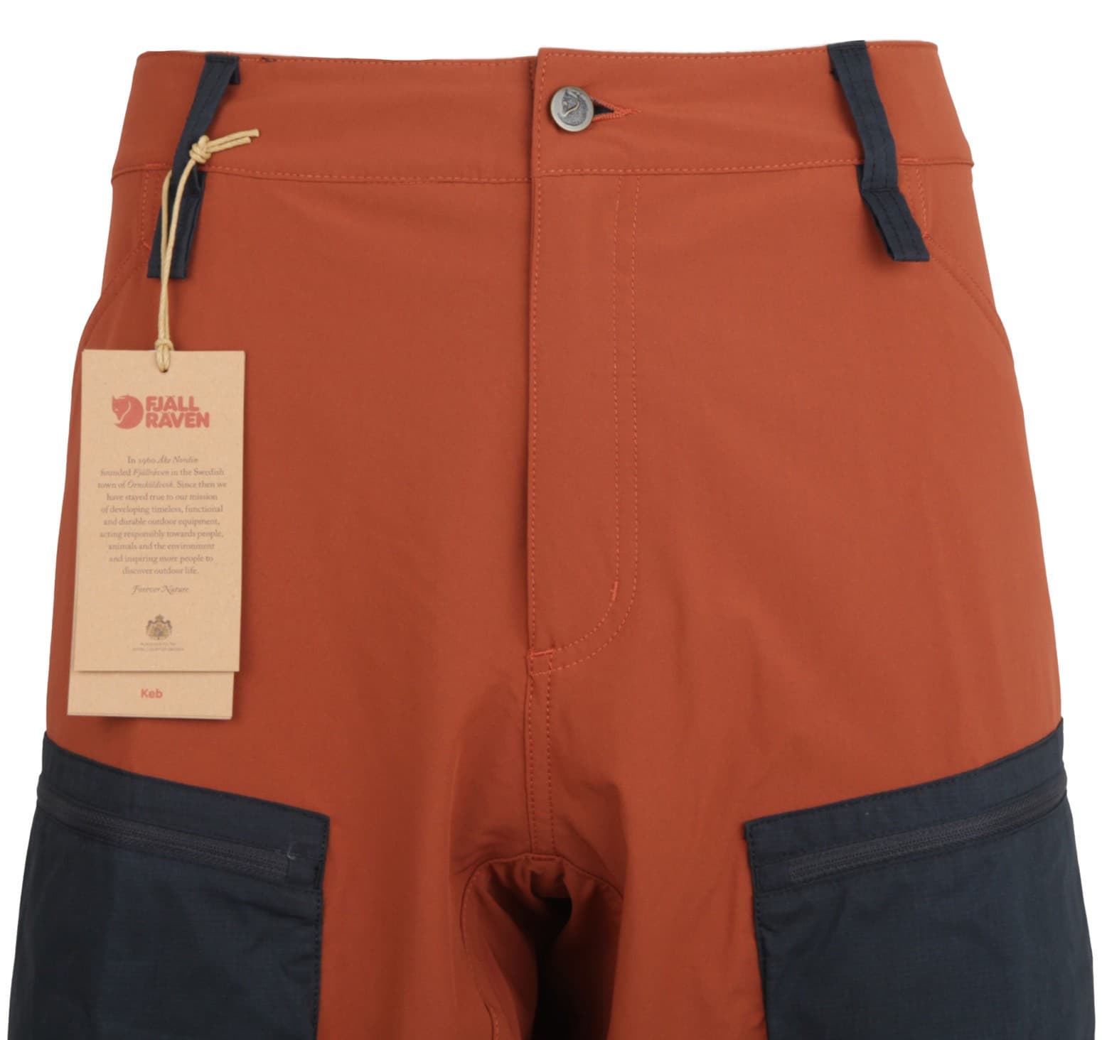 FJÄLLRÄVEN Men's Outdoor Pants KEB AGILE TROUSERS M Size EU 56 / US 38"-39" 2