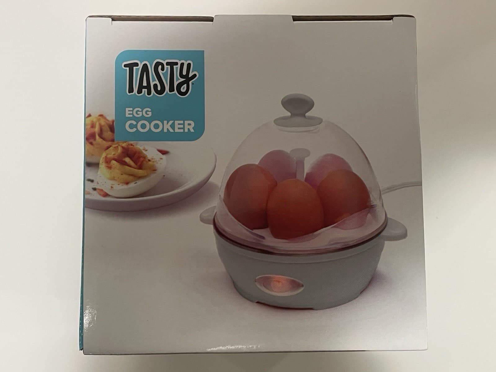 Egg Cooker Tasty Mini Rapid 5 Eggs Hard Boiled Eggs or Omelets Quick Heating 2