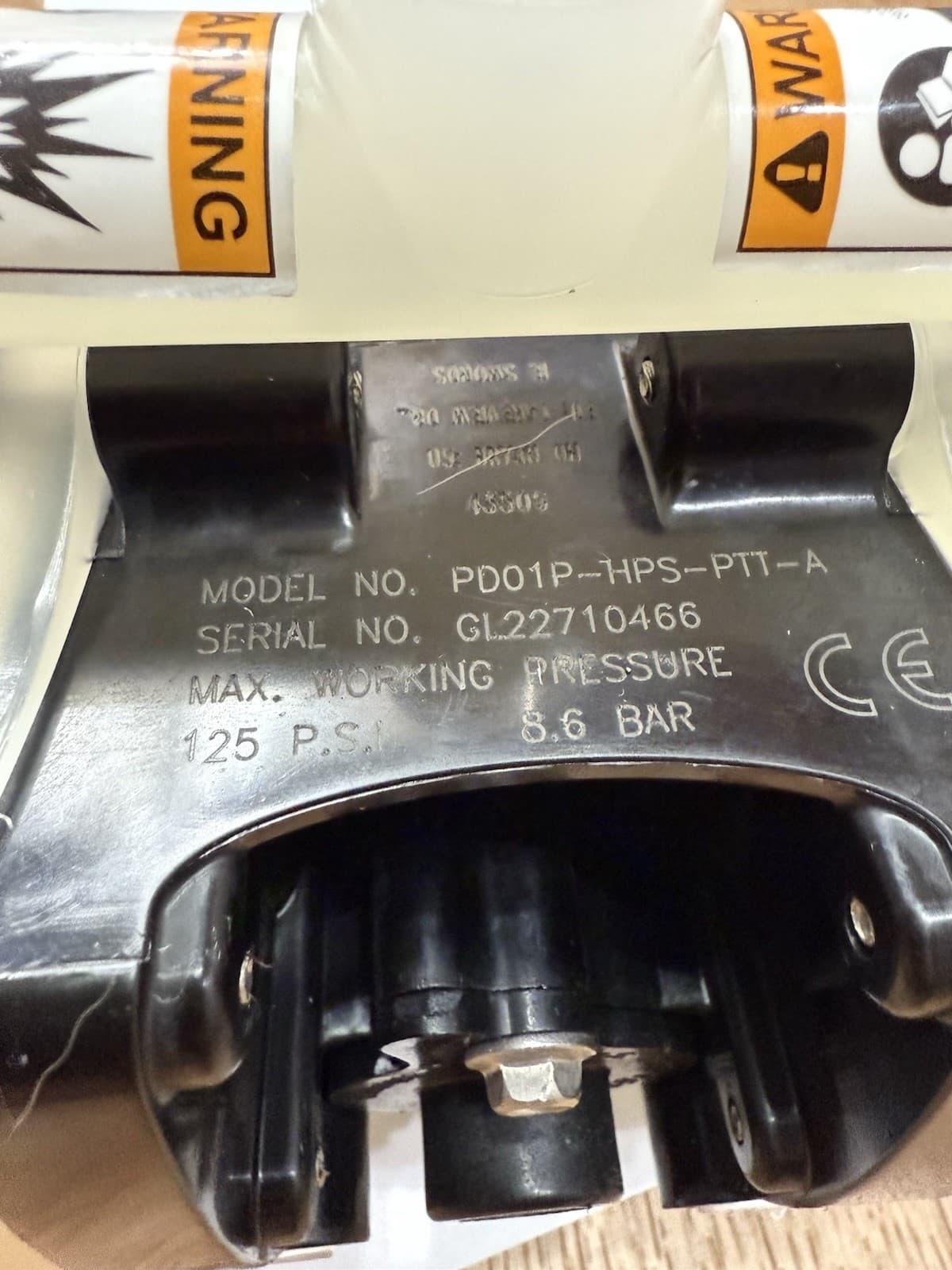 Aro PD01P-HPS-PTT- A Double Diaphragm Pump, Polypropylene, Air, Ingersoll Rand 4