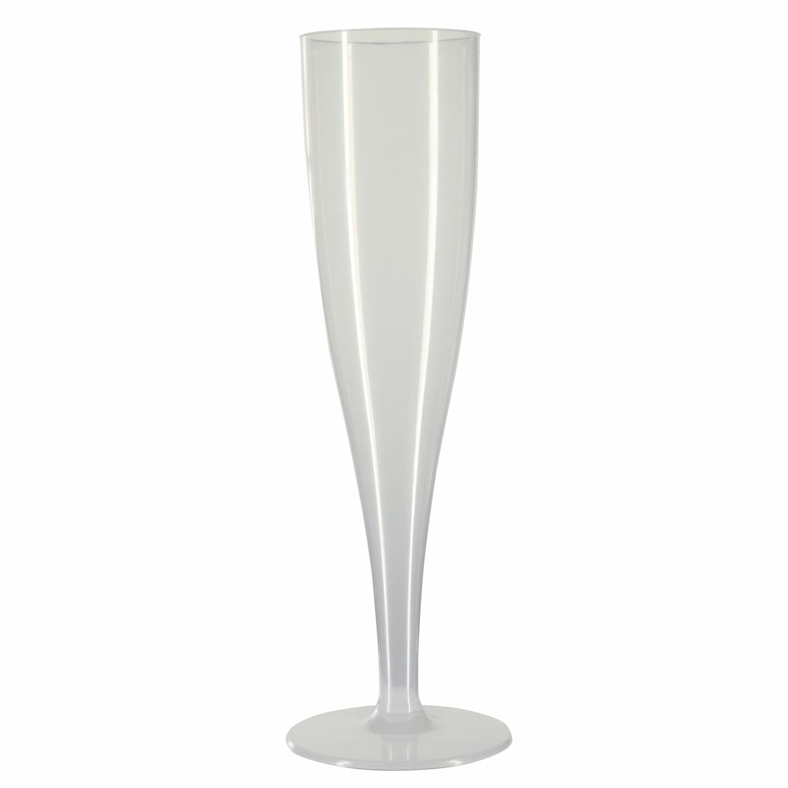 10 x Colourless Prosecco Flutes 175ml Champagne Glasses Biodegradable Plastic Pa 3