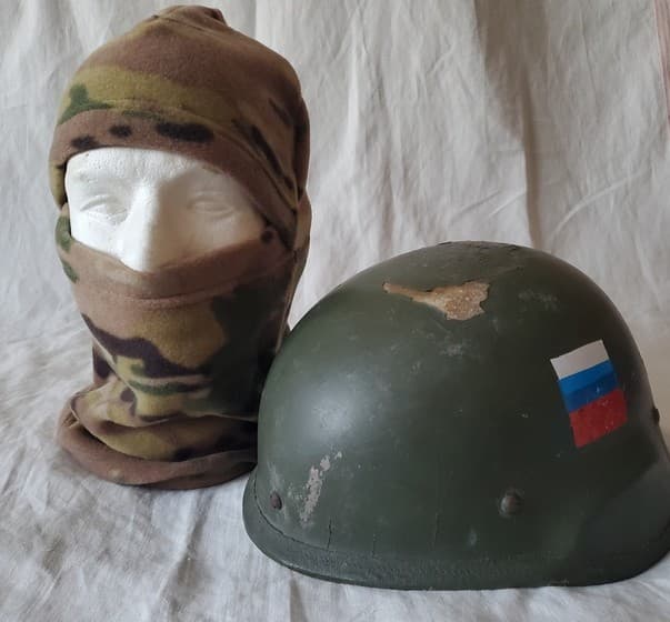 Russian  Army  Hat Cap   soldier head protection  camo  6B26  sz III hood 2