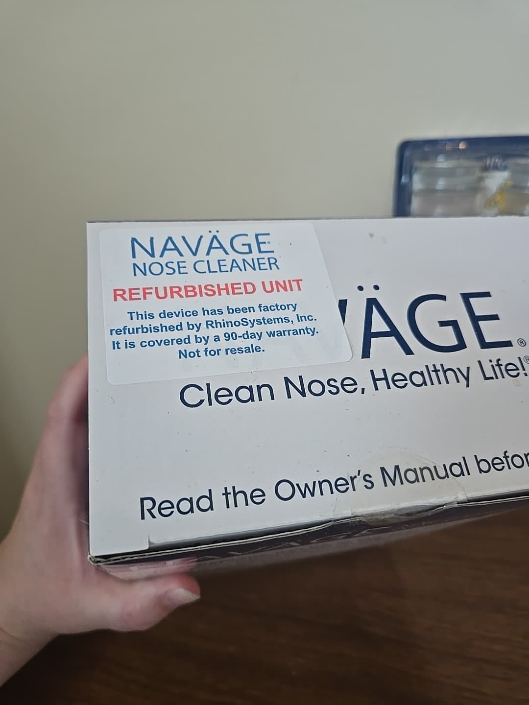 Navage SDG-2 Nasal Irrigation Nose Cleaner Salt Pods Refurbished System 5