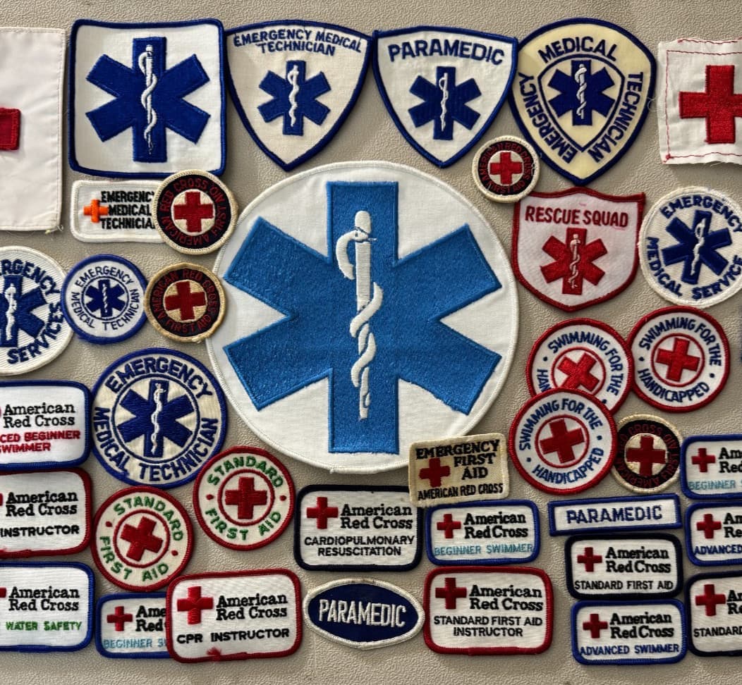 50 American Red Cross Paramedic EMS EMT Patches Collection Dealer Patch Lot 5