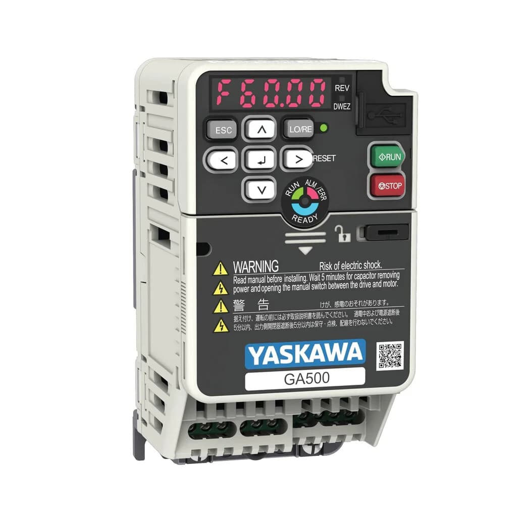 Yaskawa GA50UB001ABA 1/6 HP 230V 1 Phase Variable Frequency Drive 3