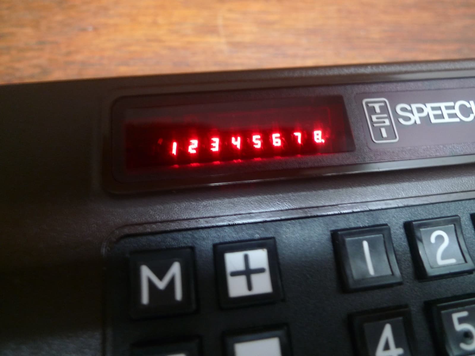 1976 TSI SPEECH + "FIRST TALKING" VINTAGE CALCULATOR WORKS PERFECTLY 4