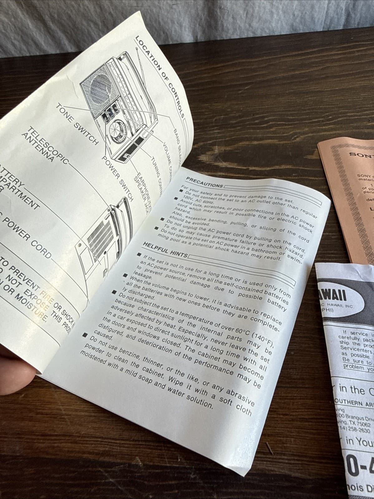 Panasonic rf-569 Operating Instructions 3