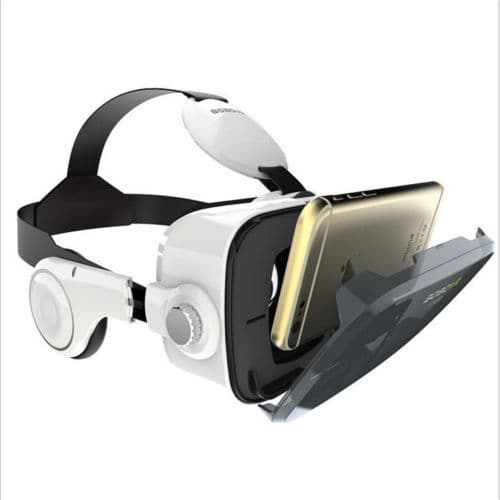3D Virtual Reality Headset VR Glasses+ Headphones For Smartphone Android iPhone 2