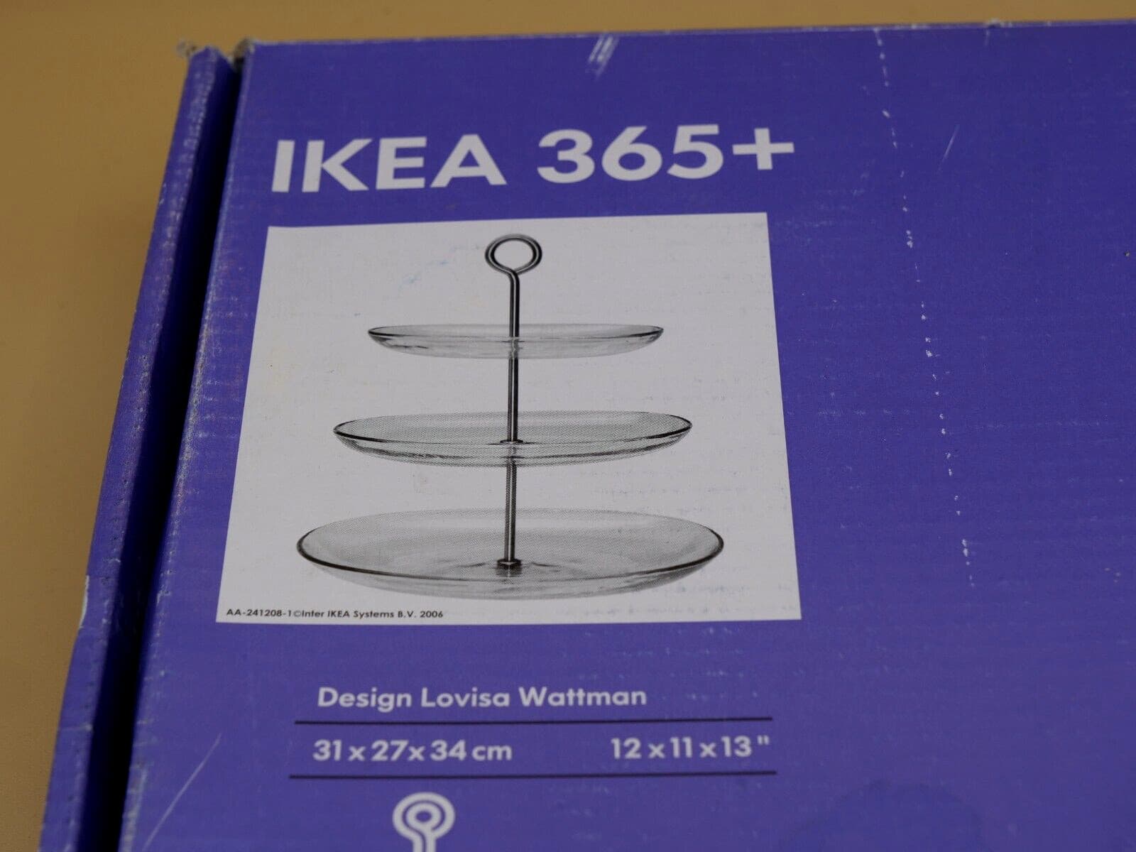IKEA  365+ Three Tier Serving Dish Design Lovisa Wattman 12" x 11" x 13" 19895 2