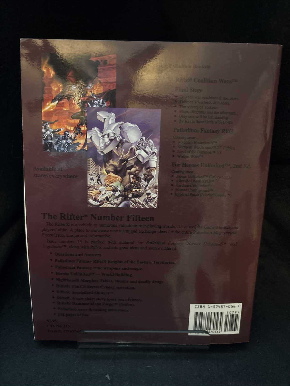 THE RIFTER # 15 - Your Guide to the Megaverse - Palladium Books - Sourcebook  2