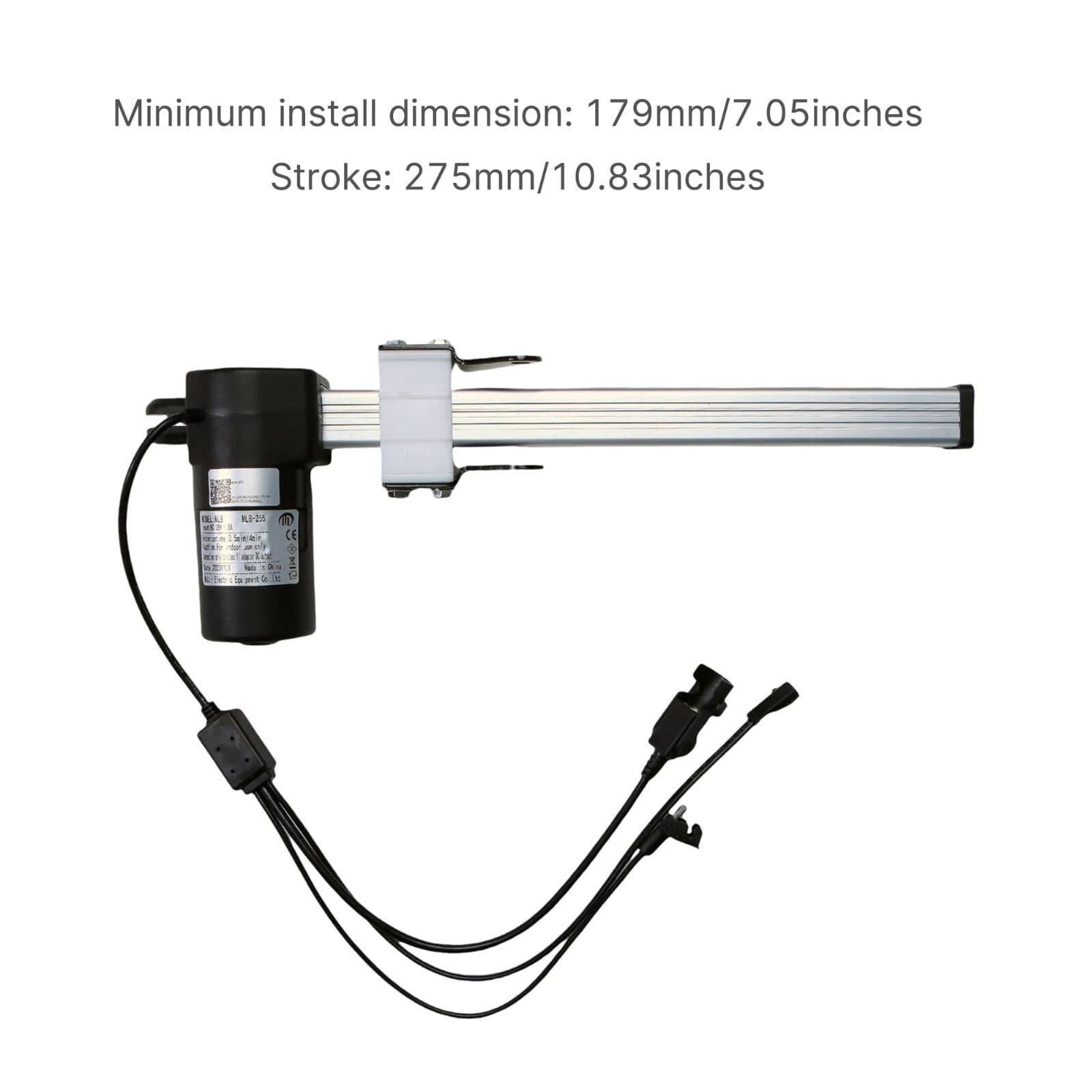 ML8-255 Mulin ML8 Motor Linear Actuator for Recliner Electric Couch Lift Chairs