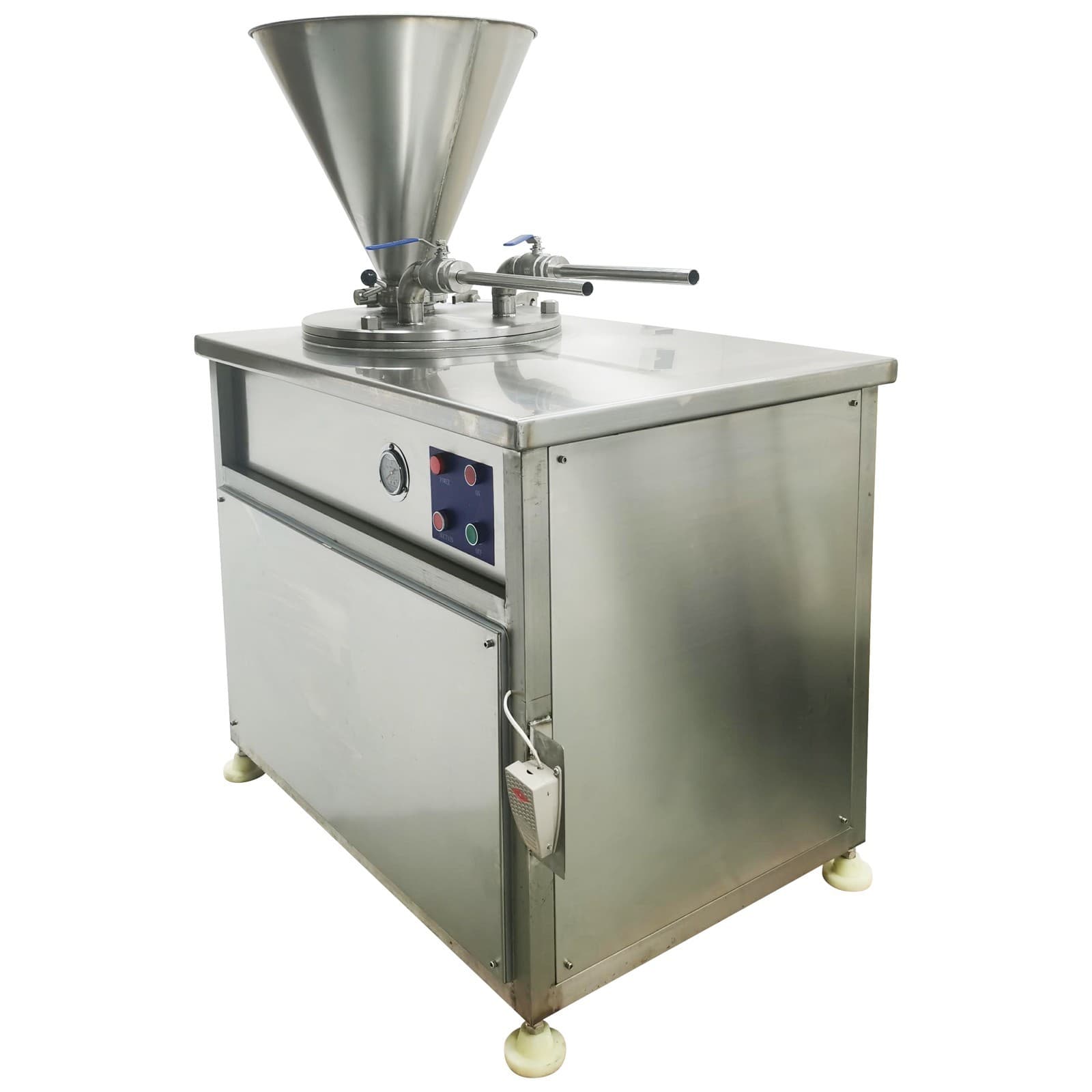 Hydraulic Auto Sausage Filling Machine Double-tube Commercial Sausage Stuffer 5