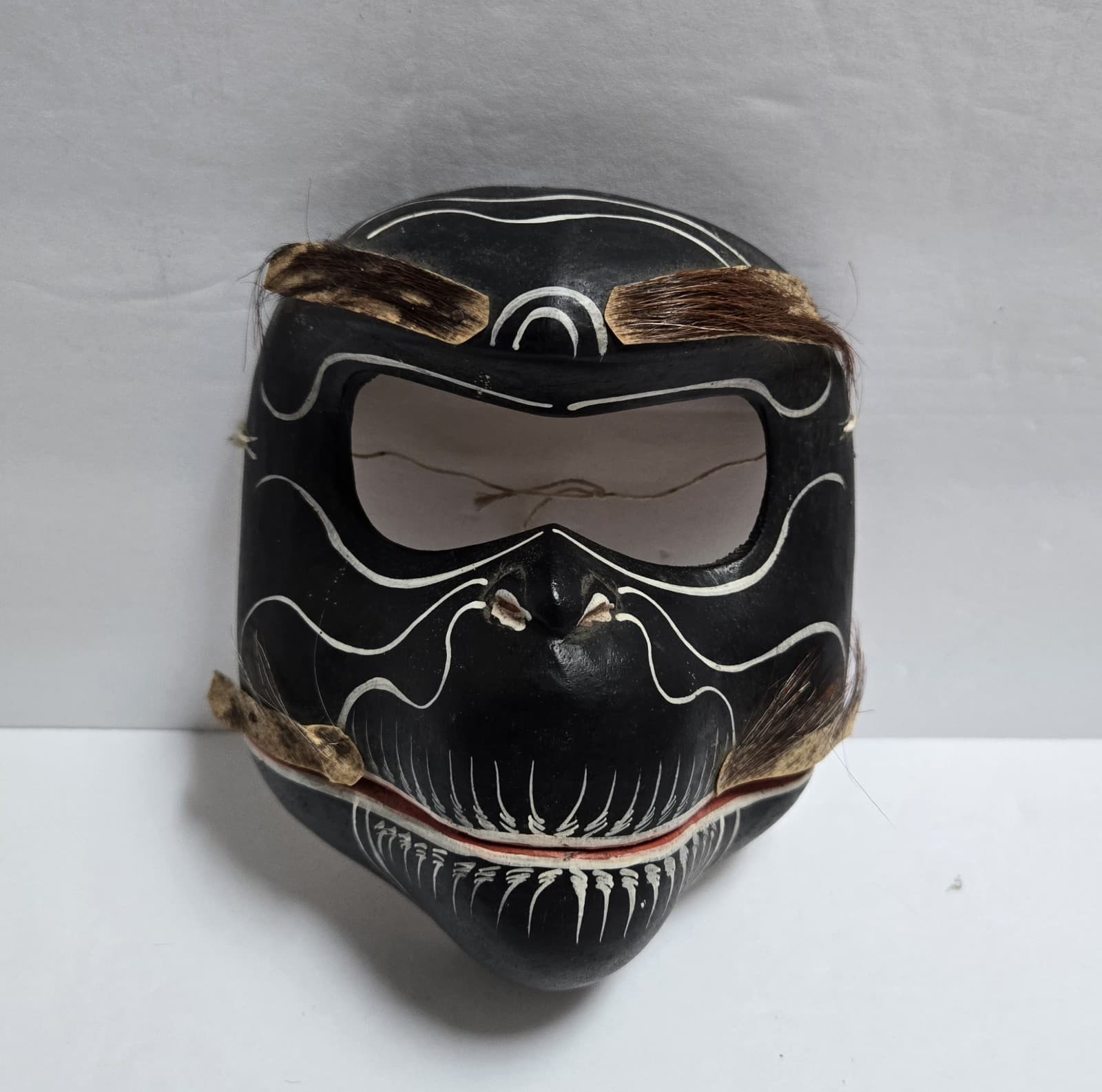 Vintage Handmade Wooden Monkey Mask - Balinese