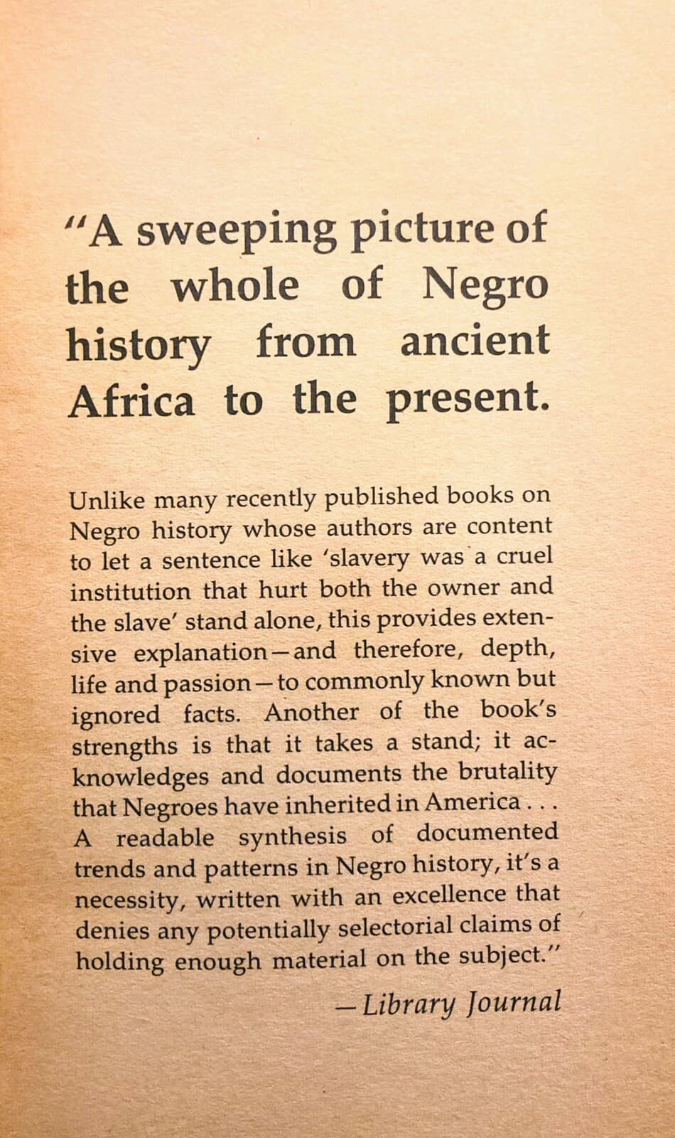 “The Negro Revolution” R.  Goldston, 1st Printing 1969. Mass Market Paperback. 3