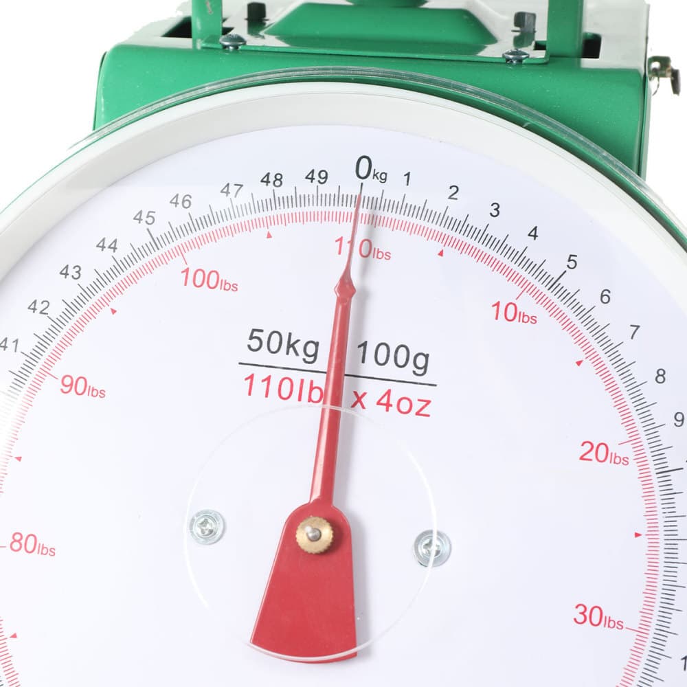 110LBS Heavy Duty Mechanical Weighing Scale Analog Food Scale Kitchen Industrial 6