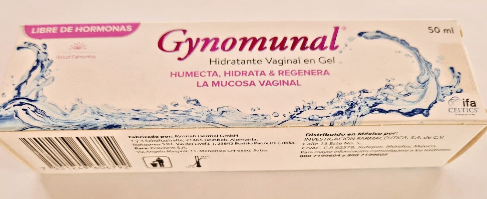 Gynomunal Vaginal Gel MENOPAUSE Regenerates vaginal Dryness  HORMONES FREE 3
