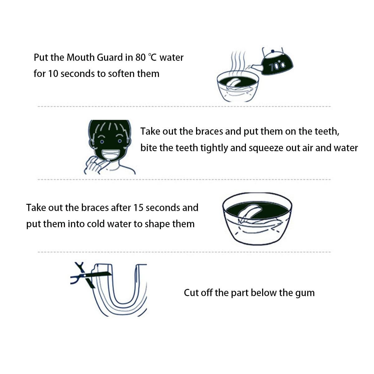 Mouth Guards for Clenching Teeth at Night Mouth Guard for Grinding Teeth Reus 4