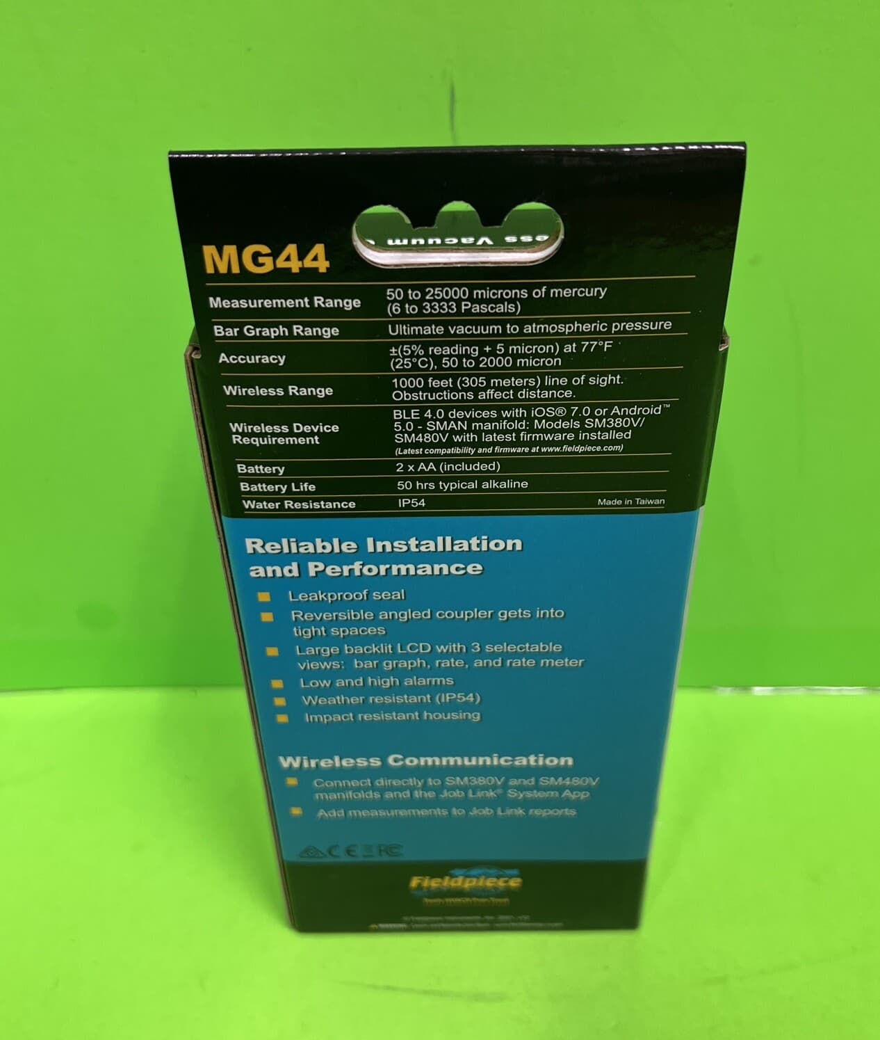 NEW Fieldpiece MG44 Wireless Vacuum Gauge ***FREE SHIPPING*** 2