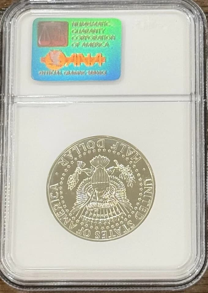 1964 Silver Proof Accented Hair Kennedy Half Dollar NGC PF68 2