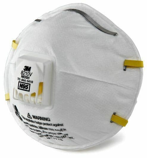 3M 8210V N95 Particulate Respirator Protective Dust Masks Exhalation Valve 10/BX 2