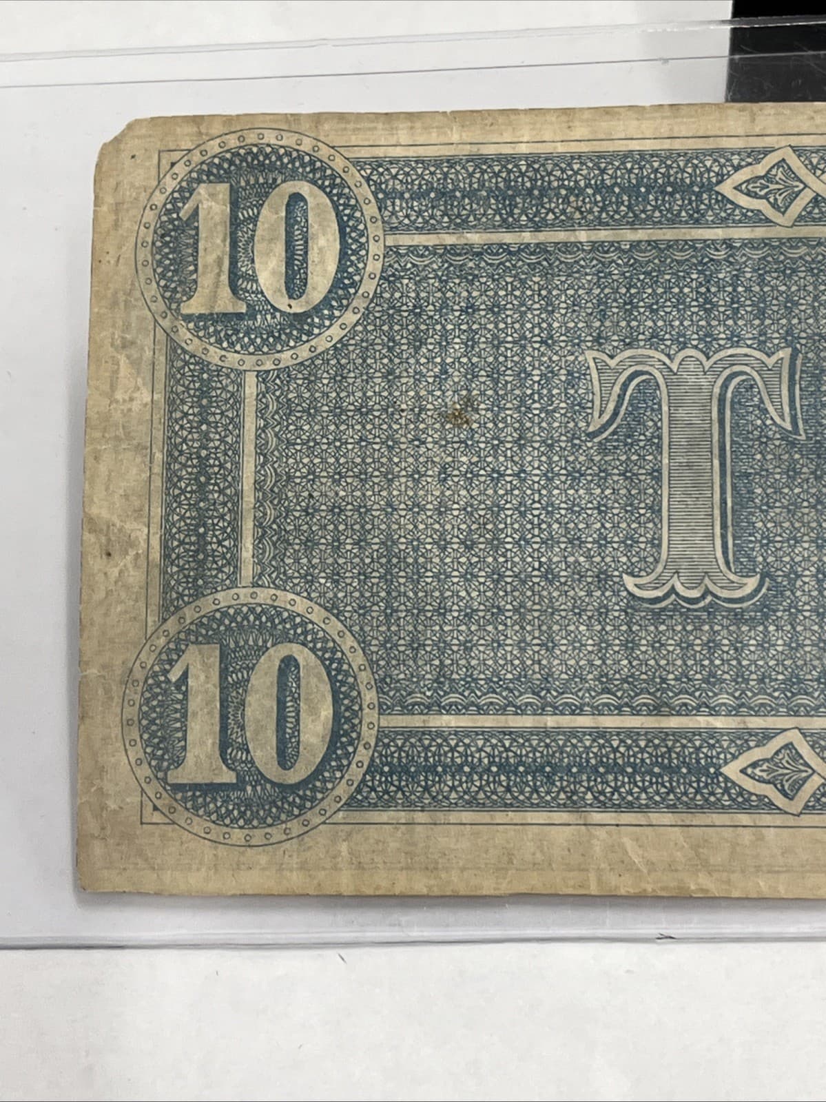 1864 Confederate States of America $10 Dollars - Civil War Note 6