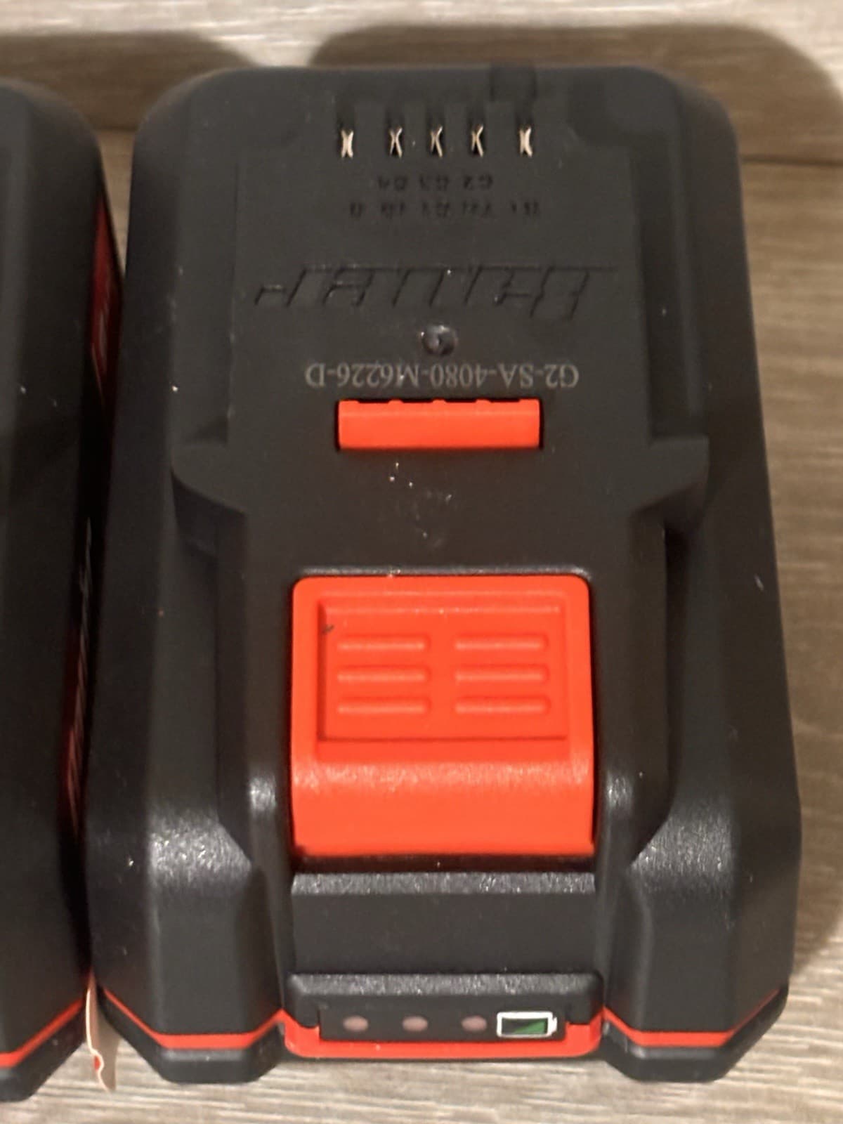 2-Pack BAUER 2108C-B 20V 8AH High-Capacity Lithium-Ion Battery - NEW OPEN BOX 6