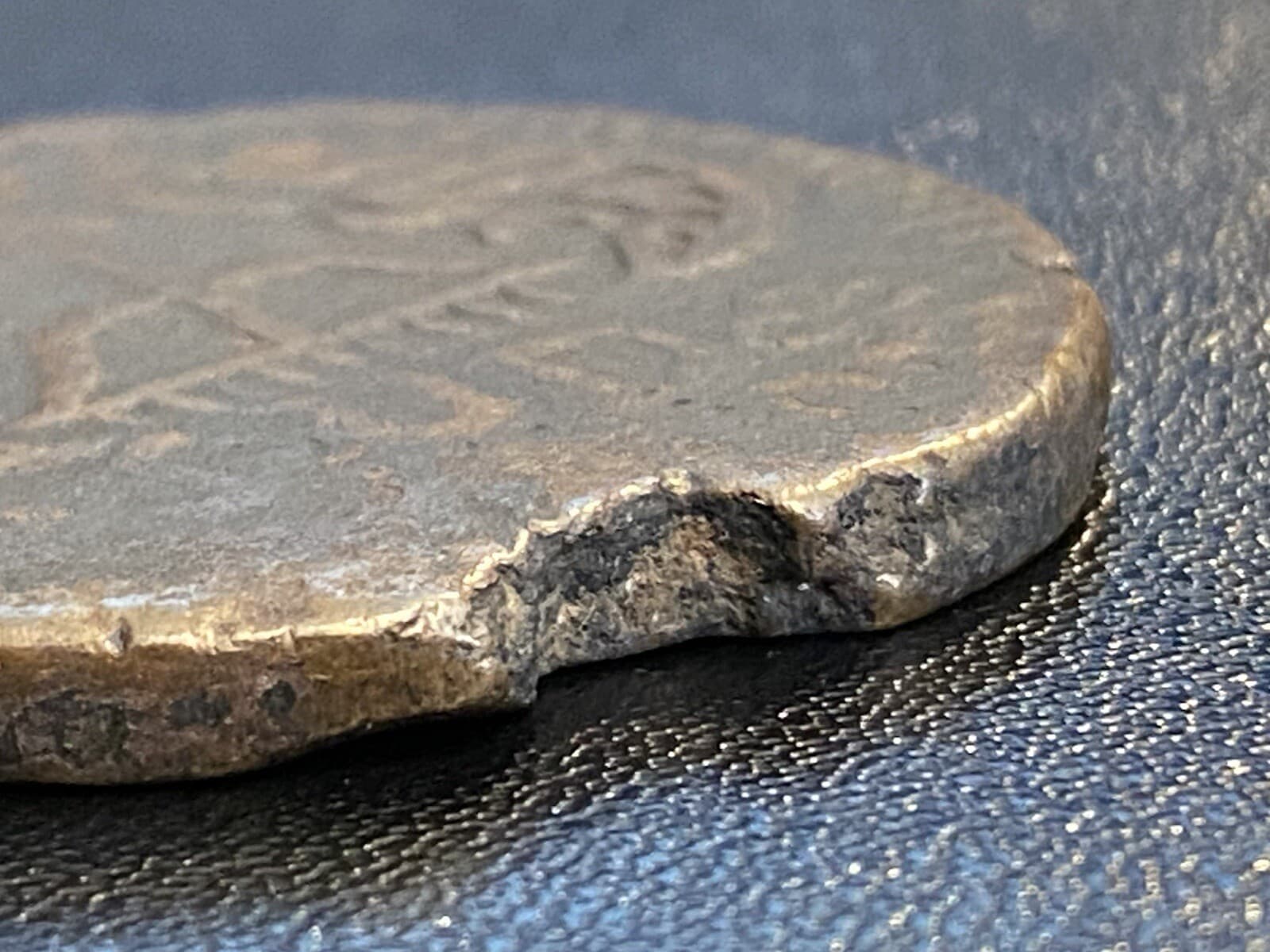 Revolutionary Mexico Oaxaca SUD 1813 8 Reale Clipped Planchet Private Insurgent$ 3