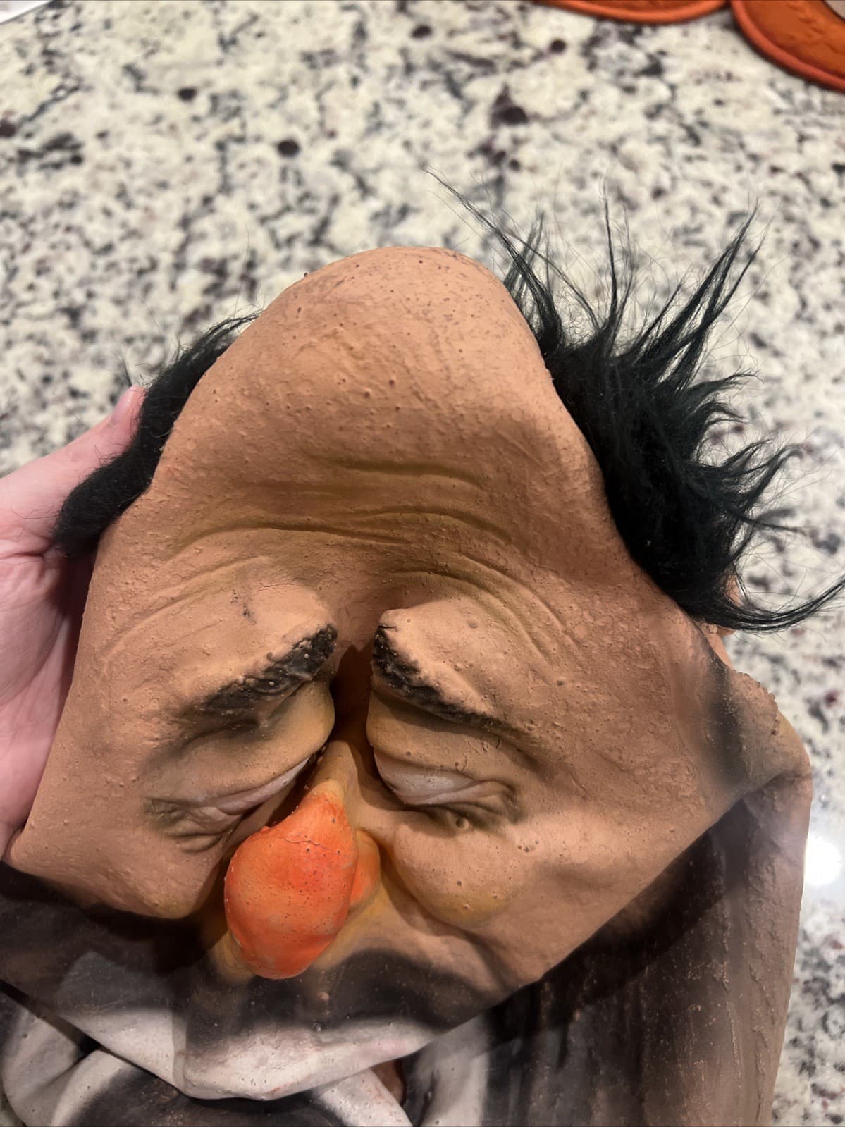 1982 Savage Eye Halloween Hobo Clown Emmett Kelly Mask 5
