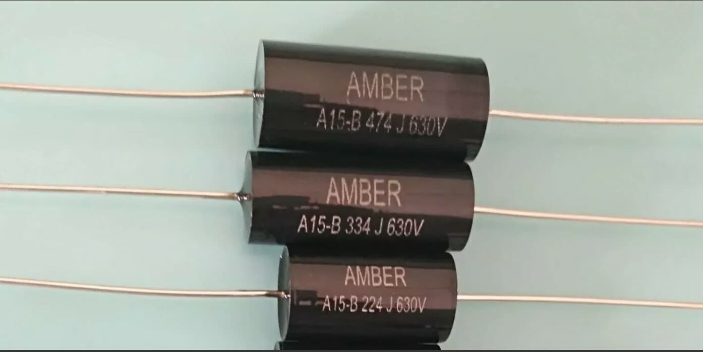 Vintage Radio Black capacitor kit .630 volt 2% tolerance valve radio.LARGER KIT 2