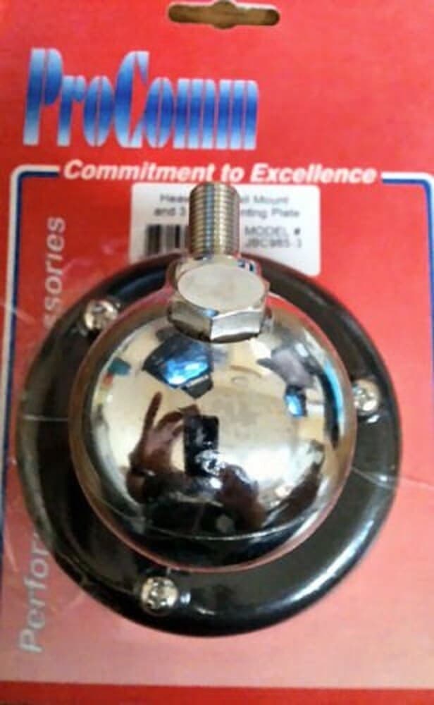 ProComm JBC985-3 CB Radio Spring Whip Antenna Ball Mount 3.5" w/Lug Connector 2