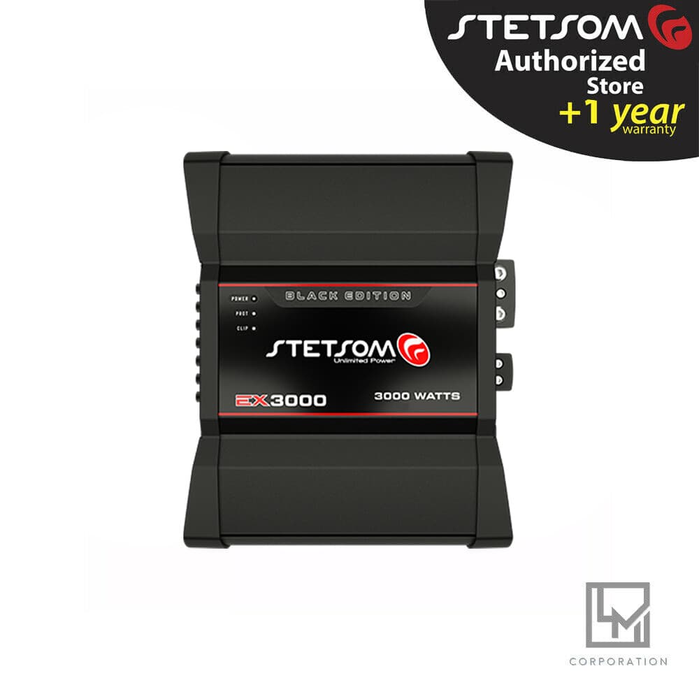 Stetsom Ex 3000 1 Ohm Black High Power Audio Amplifier Hd ex3000 3 Day Delivery 2