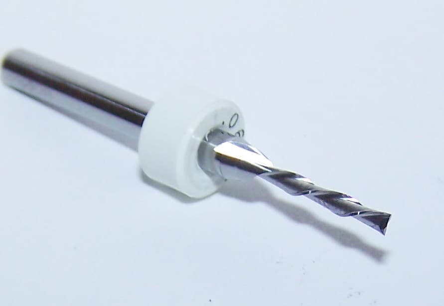 1650Q0625.375A1 Kyocera 1/16" Carbide 2 Flute End Mill Down Cut Long (pack of 5) 2