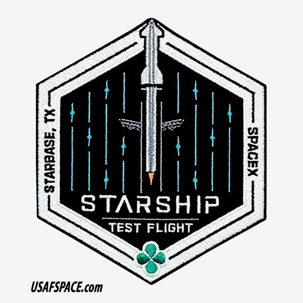 Authentic SPACEX -STARSHIP TEST FLIGHT- SUPER HEAVY- STARBASE, TX- Mission PATCH 2