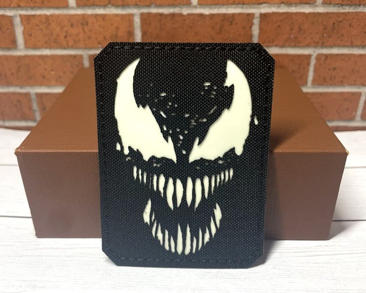 Tactical Patch - Venom Patch - Glow in Dark Morale Venom Patch - Hook & Loop