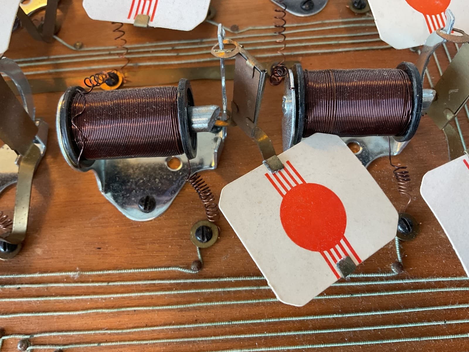 Vintage 1940/50’s  Servants Bell Box Butler / Servants  Room Indicator -12 Flags 4