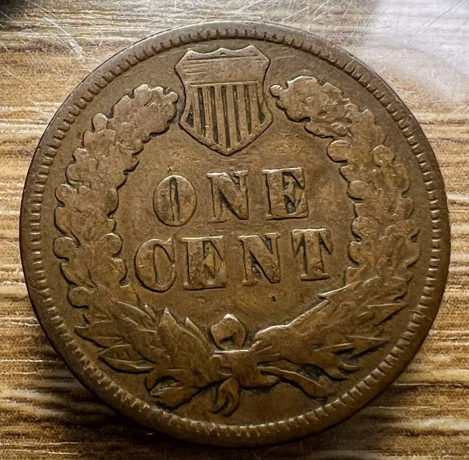 1907 Indian Head Cent - Actual Coin Shown - Free Shipping & Tracking INV#12 2