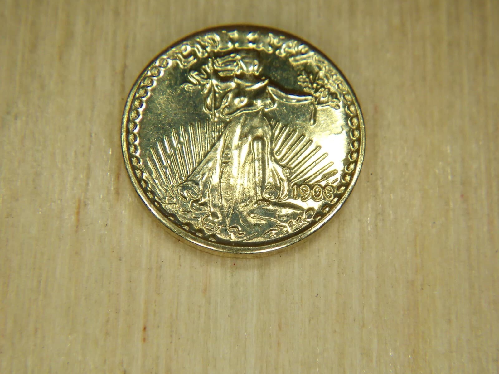 Saint Gaudens Miniature Coin Small Souvenir - Gag Joke Humor Fantasy $20 6