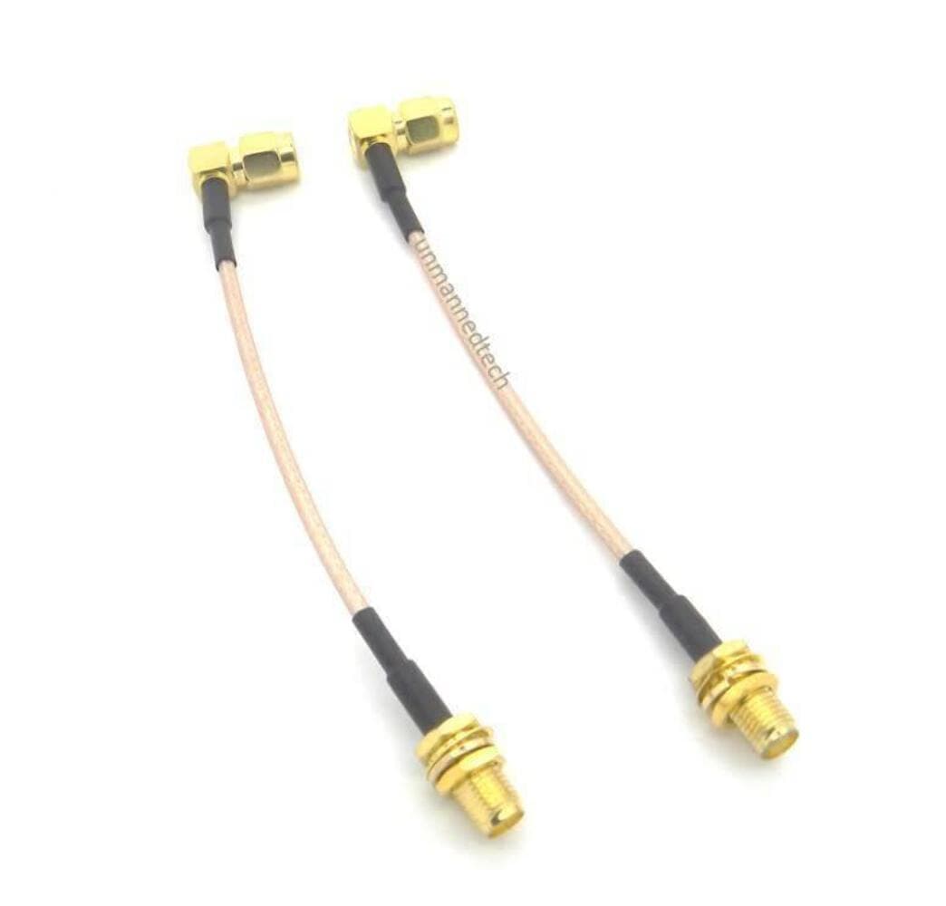 10CM SMA Male to 90 Degree RP-SMA Female Cable